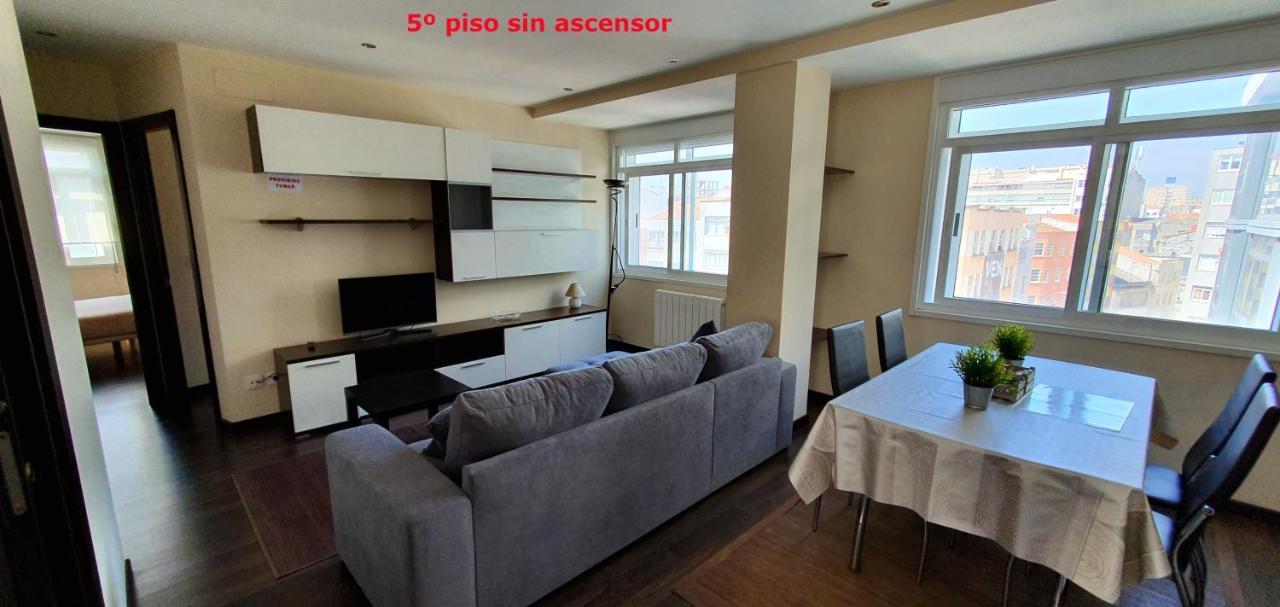 Coqueto Apartamento De 2 Habitaciones En Zona Estacion Tren La Coruña Eksteriør bilde