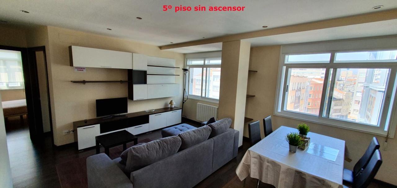 Coqueto Apartamento De 2 Habitaciones En Zona Estacion Tren La Coruña Eksteriør bilde